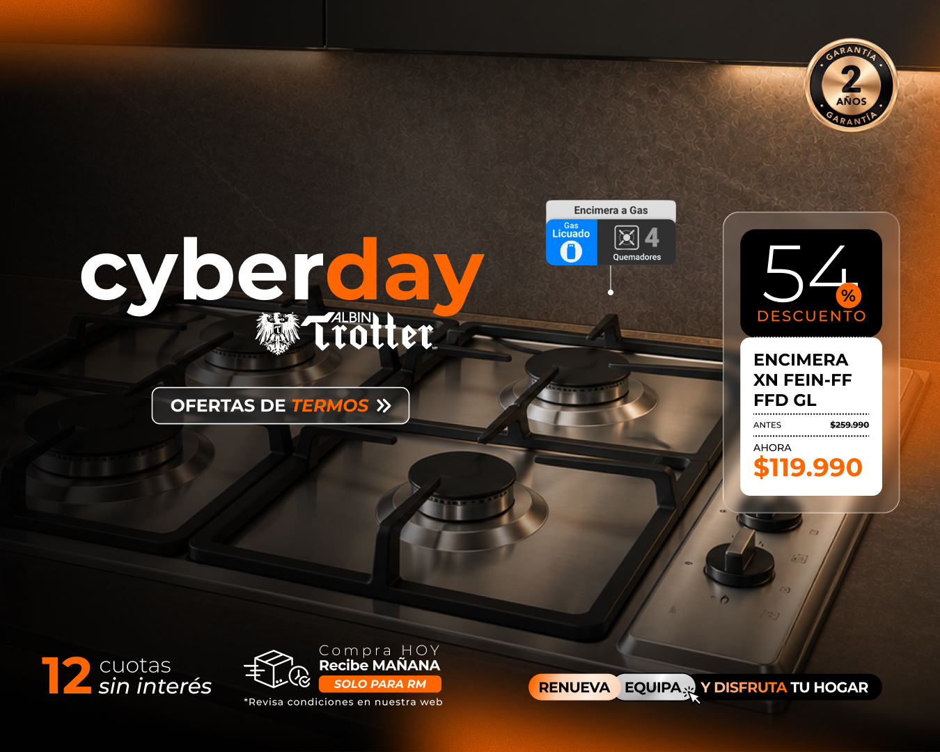 Oferta Cyber Encimera Albin Trotter